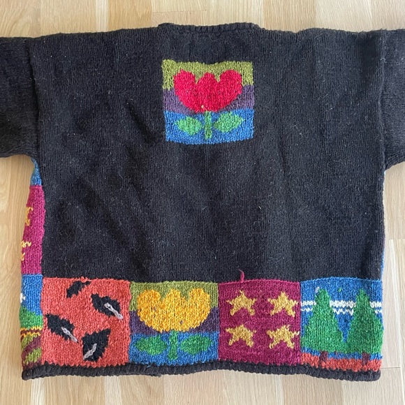 Vintage Planet Earth Imports Wool Cardigan - Picture 3 of 3